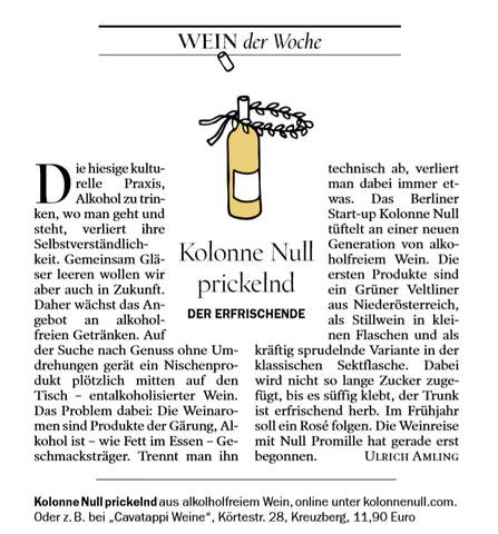 "WEIN DER WOCHE" (TAGESSPIEGEL)